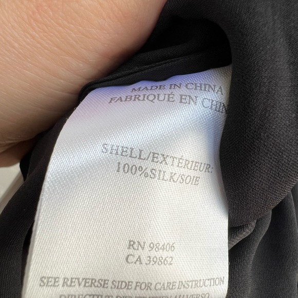 Theory Silk black sleeveless jumpsuit size small - Picture 8 of 8